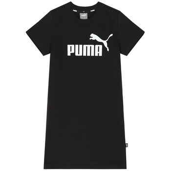 Girls Black Logo T-Shirt Dress