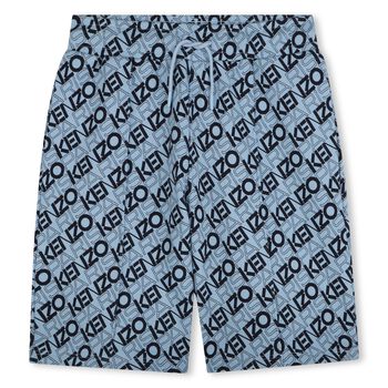 Boys Blue Logo Shorts