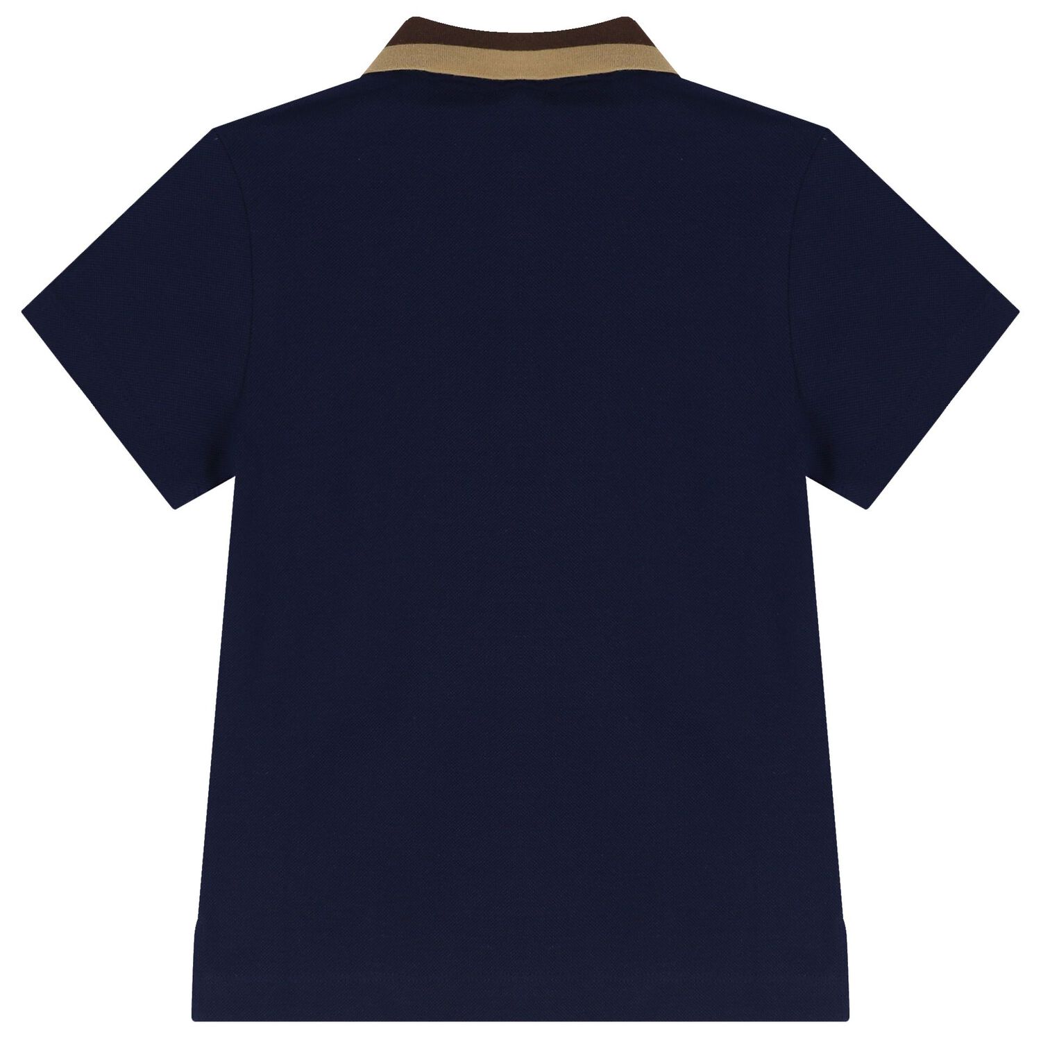 Boys Navy Blue Logo Polo Shirt, 1, hi-res