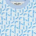 Younger Boys Blue Logo Sweatshirt, 1, hi-res