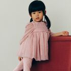 Younger Girls Pink Dotted & Sparkle Tulle Dress , 1, hi-res