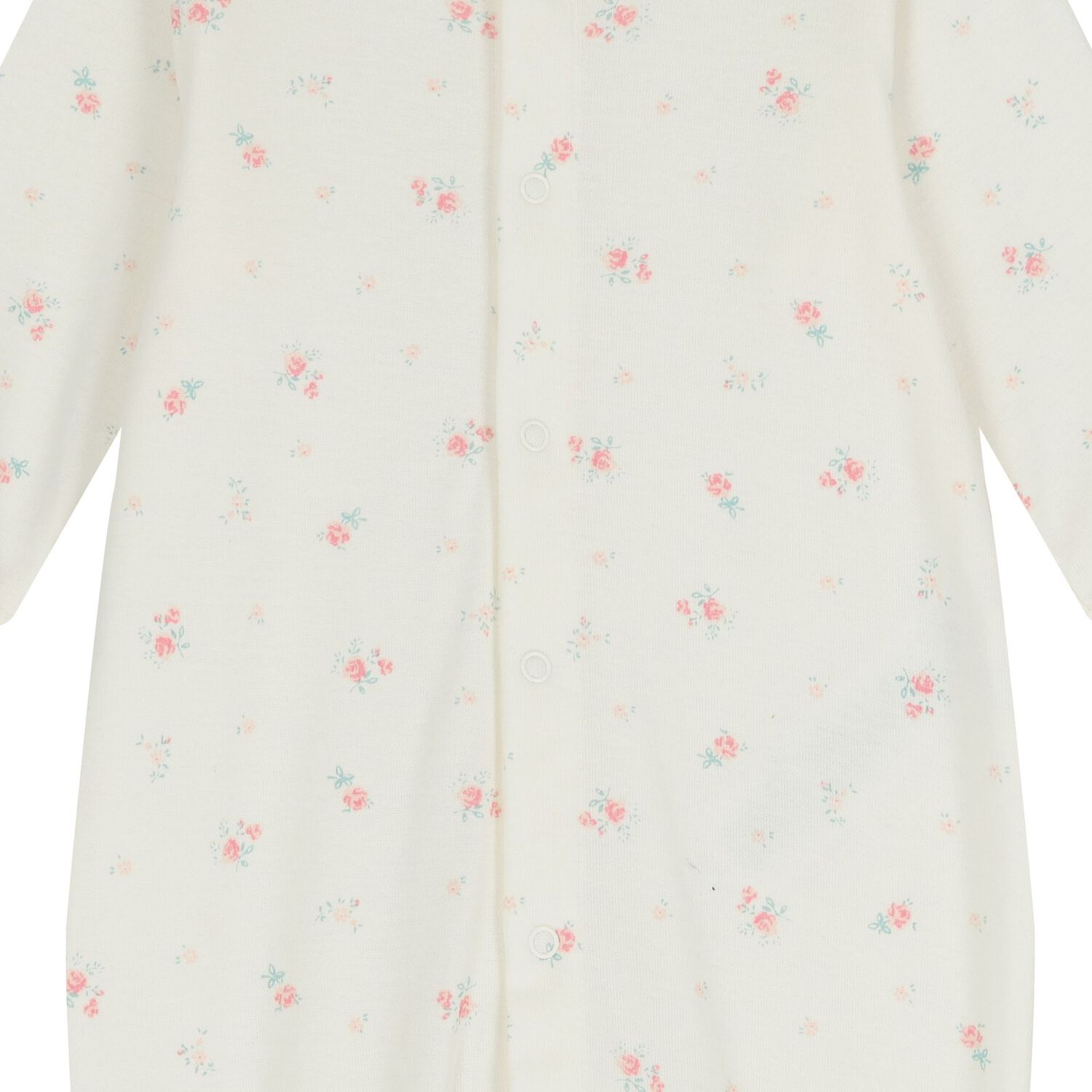 Baby Girls Ivory Floral Babygrow Gift Set, 1, hi-res