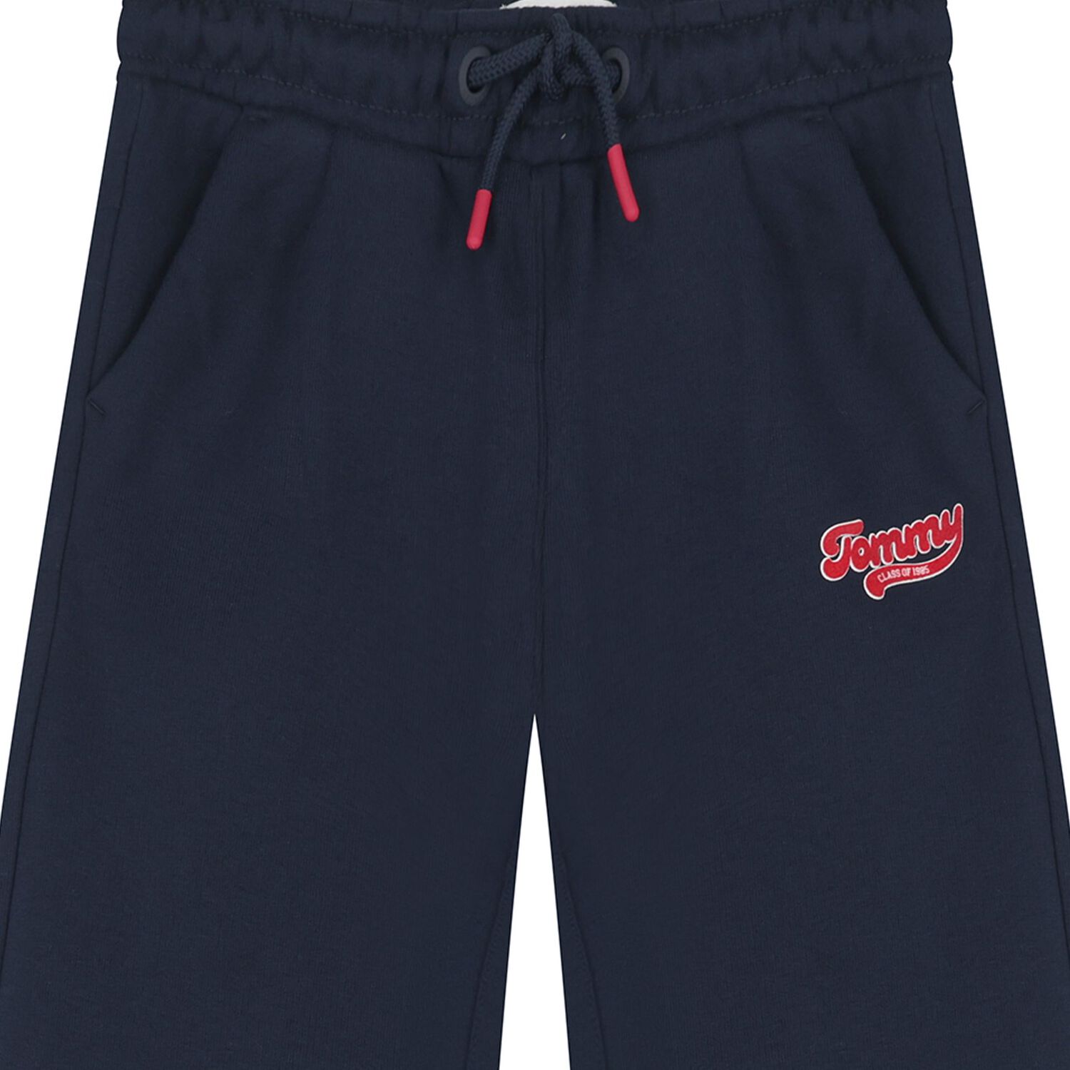 Girls Navy Blue Logo Joggers, 1, hi-res