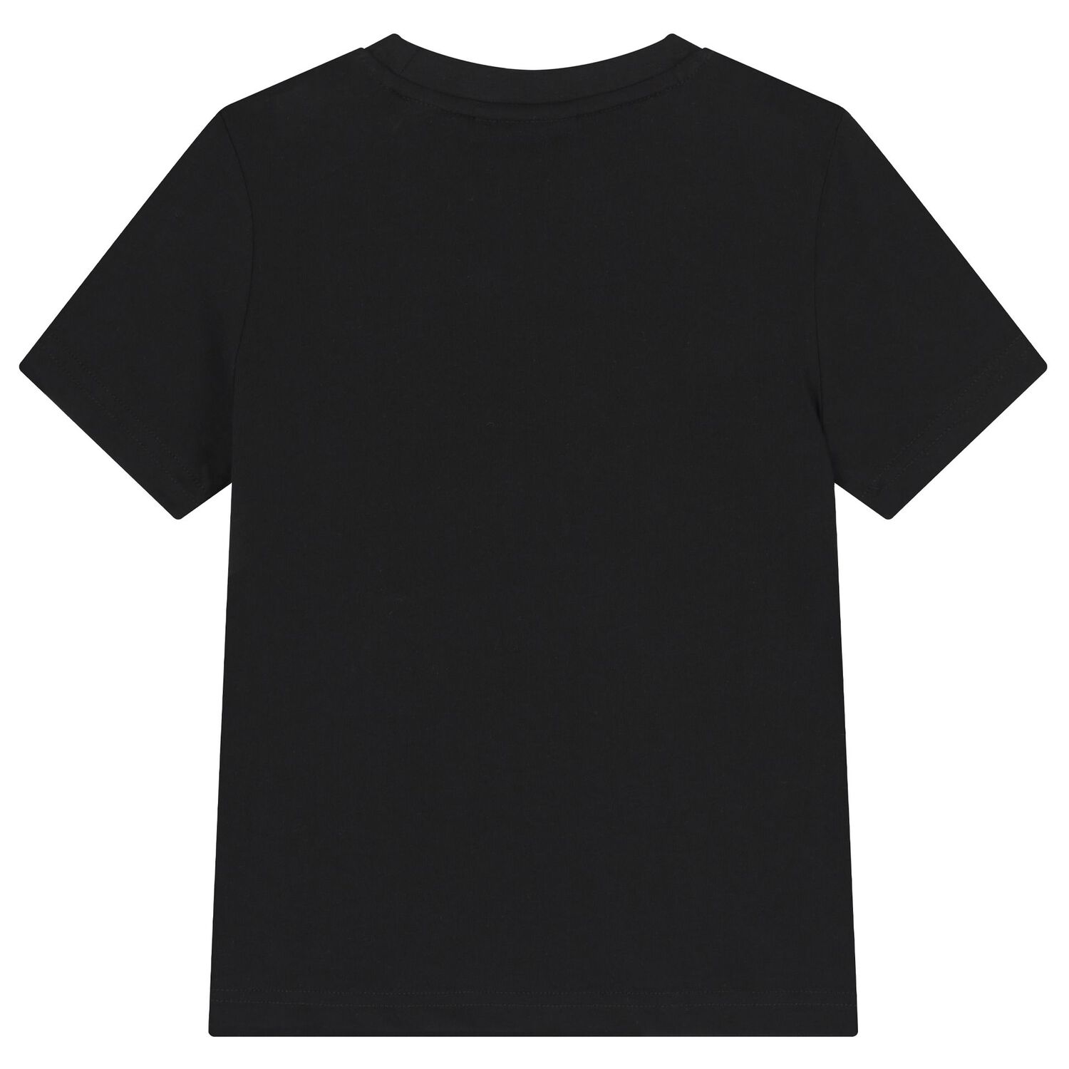 Boys Black Logo T-Shirt, 1, hi-res