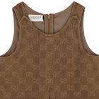Baby Brown GG Logo Corduroy Dress , 1, hi-res