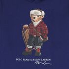 Boys Blue Polo Bear Logo Hooded Top, 1, hi-res