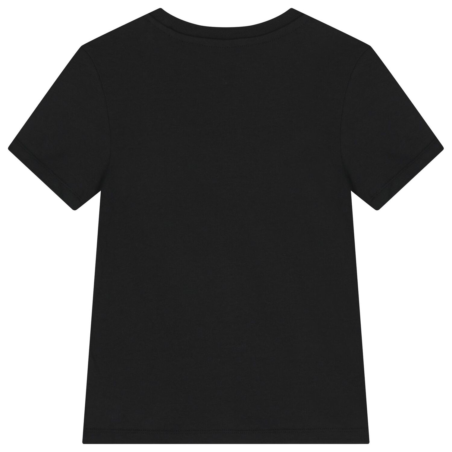 Boys Black Logo T-Shirt, 1, hi-res