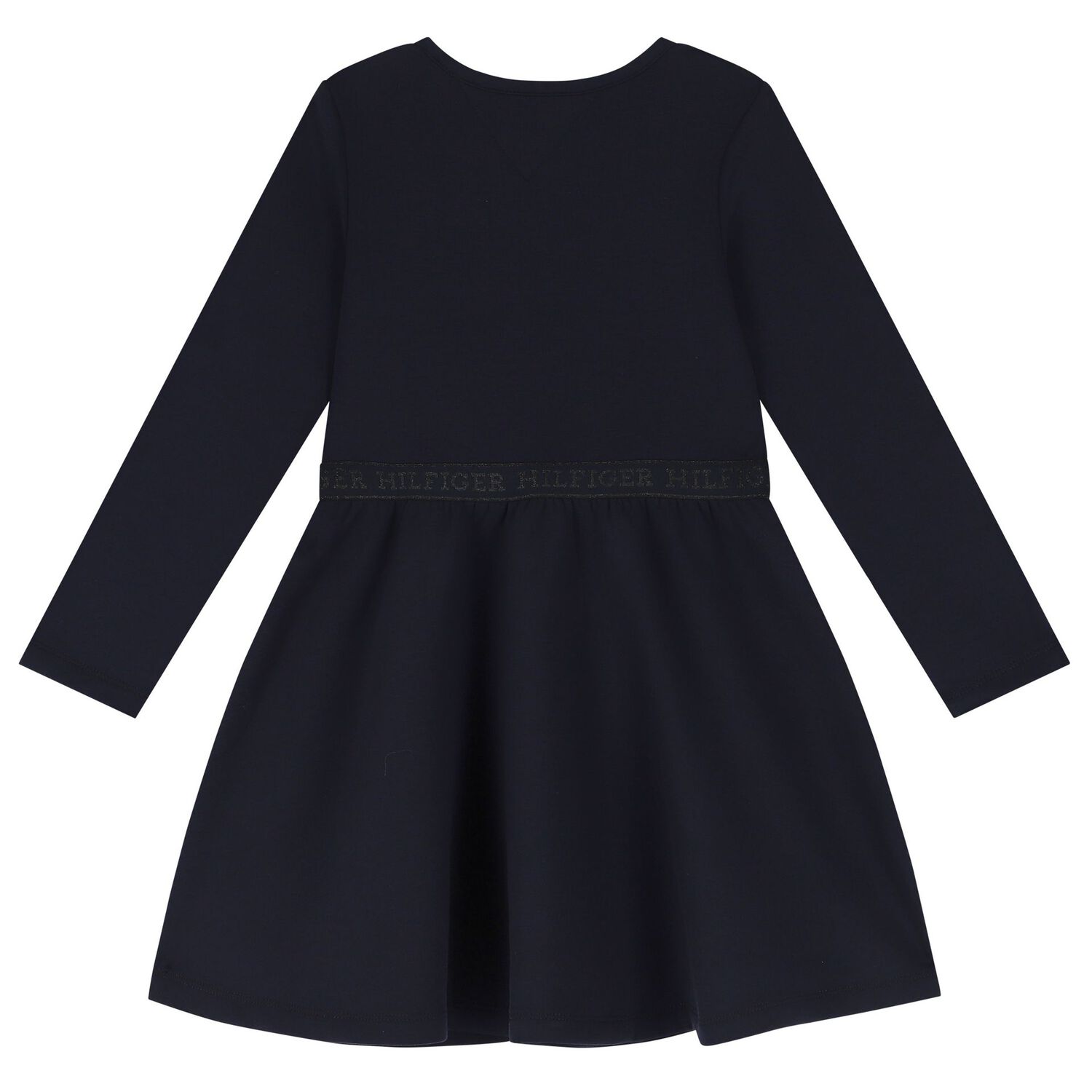 Girls Navy Blue Logo Dress, 2, hi-res