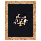 Baby Boys Navy Blue & Beige Geo Map Baby Blanket, 1, hi-res