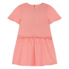 Younger Girls Pink Logo Dress, 2, hi-res