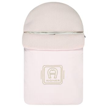 Baby Girls Pink & Gold Logo Nest