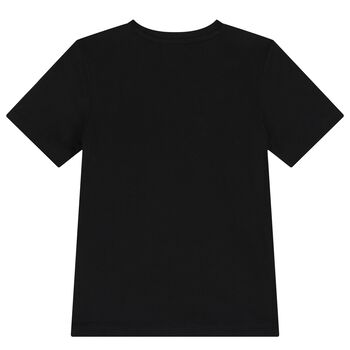 Boys Black Logo T-Shirt
