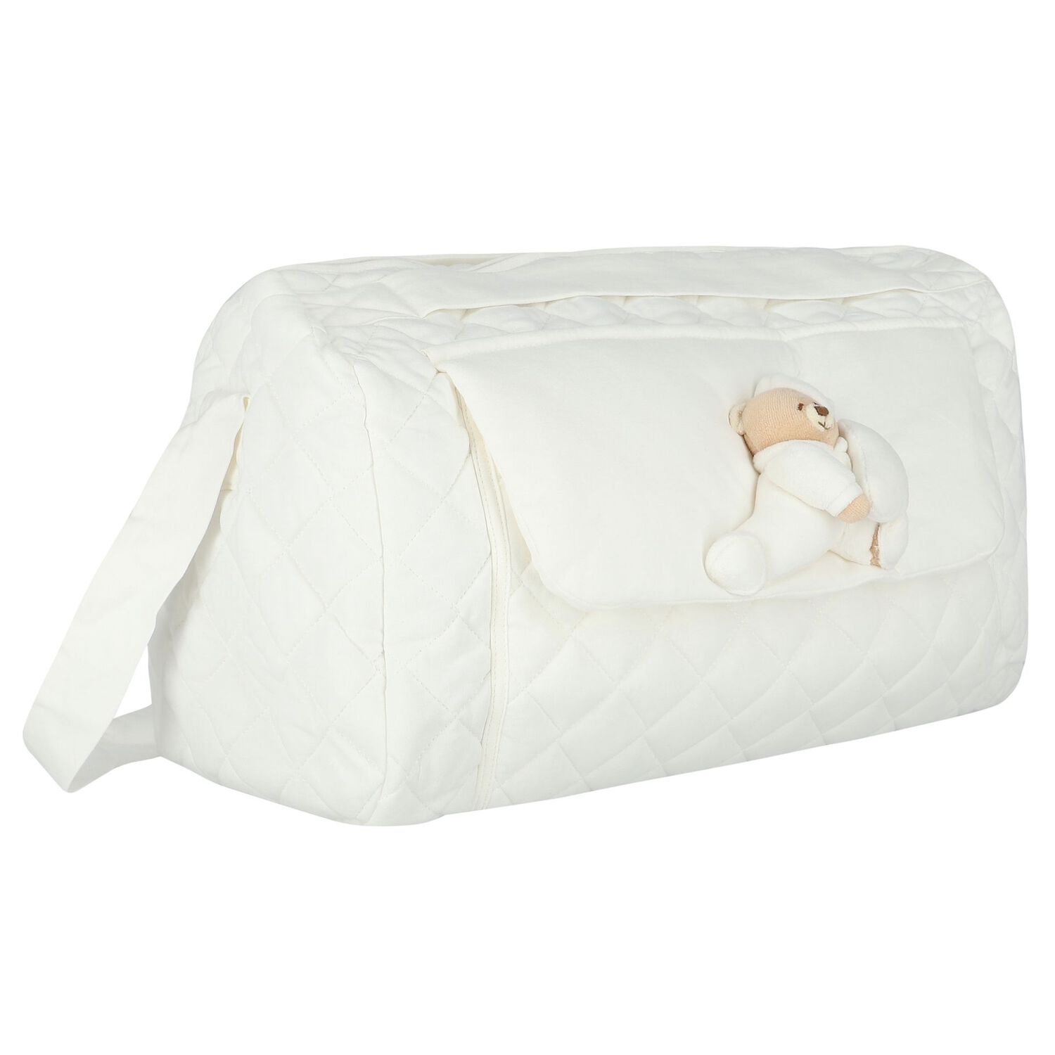 White Teddy Bear Baby Changing Bag, 1, hi-res image number null