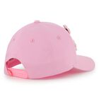 Girls Pink Logo Cap, 1, hi-res