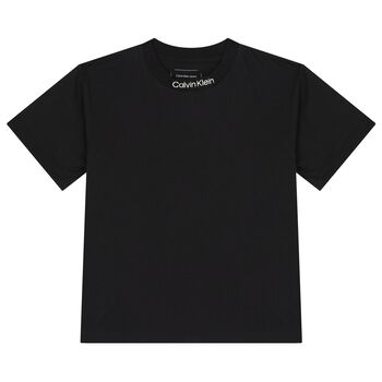 Boys Black Logo T-Shirt