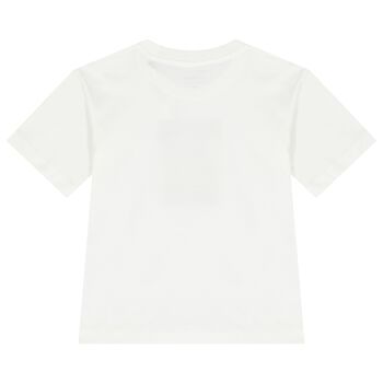 Boys White Logo T-Shirt
