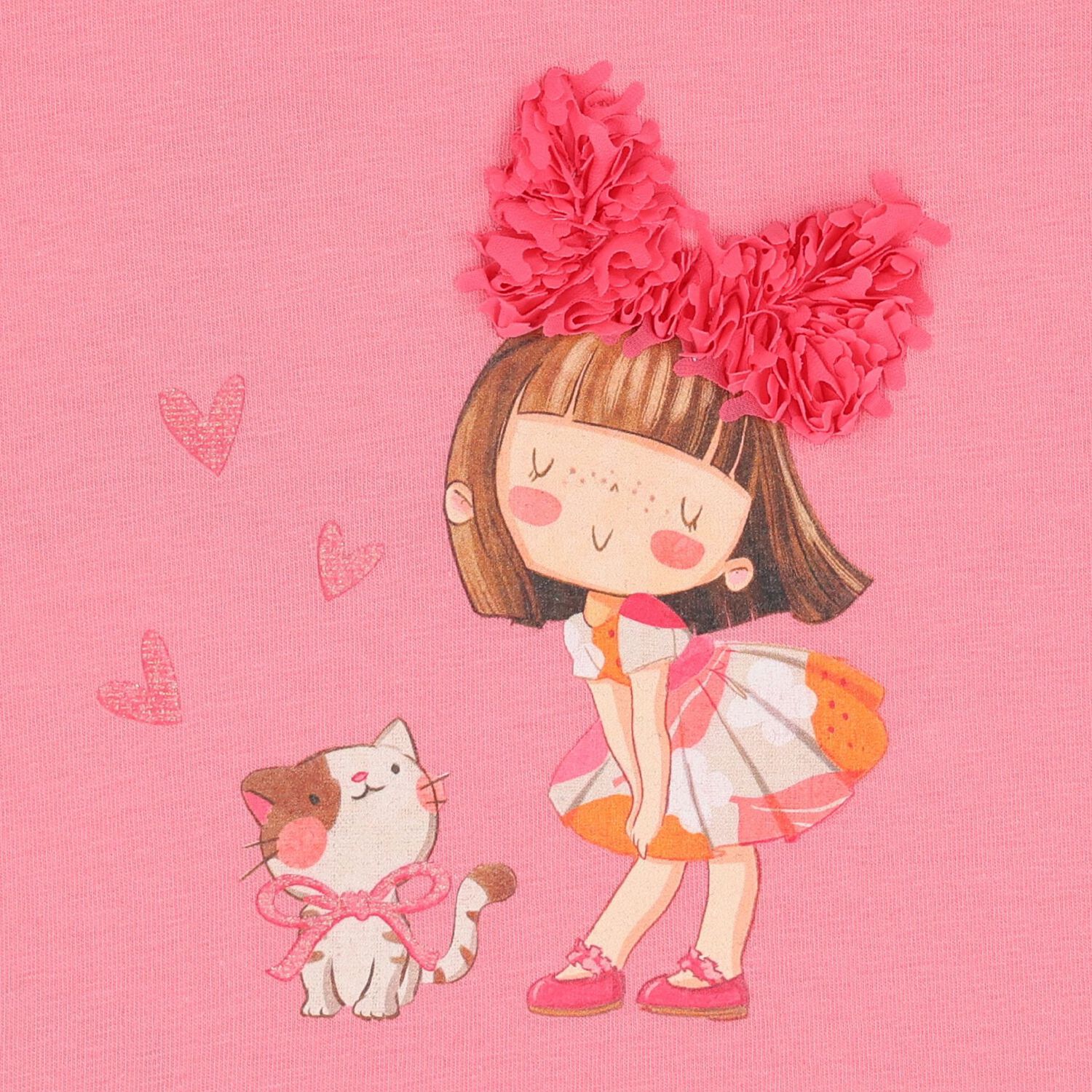 Younger Girls Pink Leggings Set, 1, hi-res