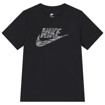 Boys Black Logo T-Shirt