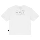 Boys White Logo T-Shirt, 1, hi-res