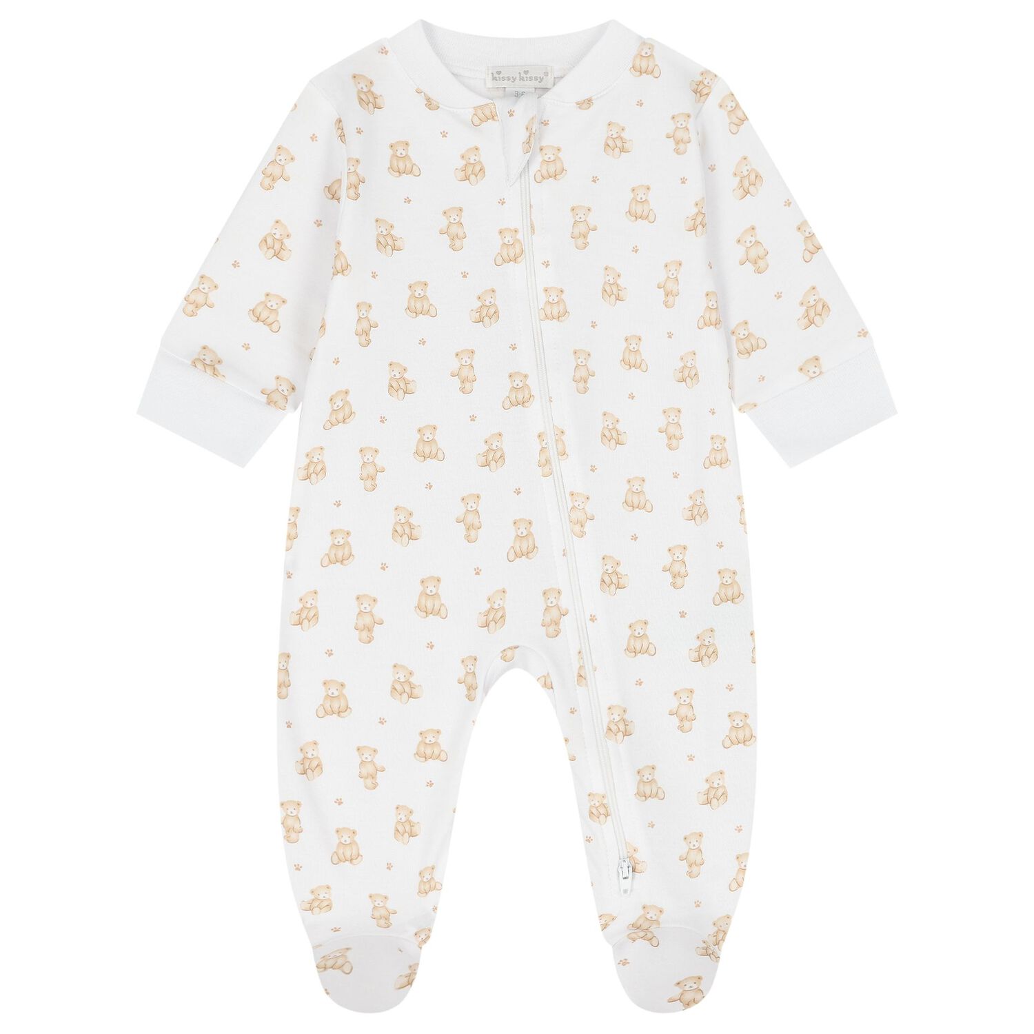  White Teddy Bear Babygrow Gift Set, 1, hi-res