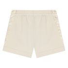 Younger Boys Beige Barroco Shorts, 1, hi-res