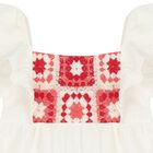 Girls Ivory & Red Leggings Set, 1, hi-res