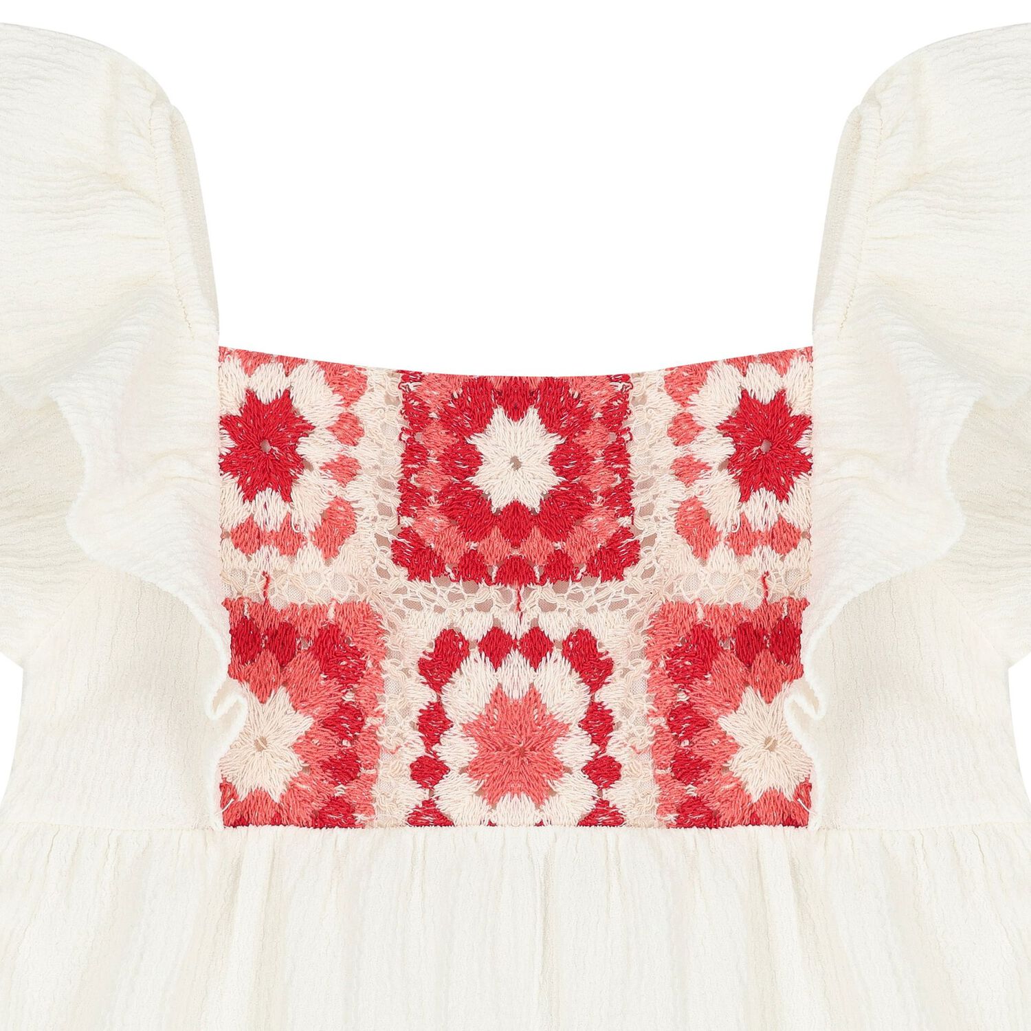 Girls Ivory & Red Leggings Set, 1, hi-res