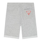 Boys Grey Logo Shorts, 2, hi-res