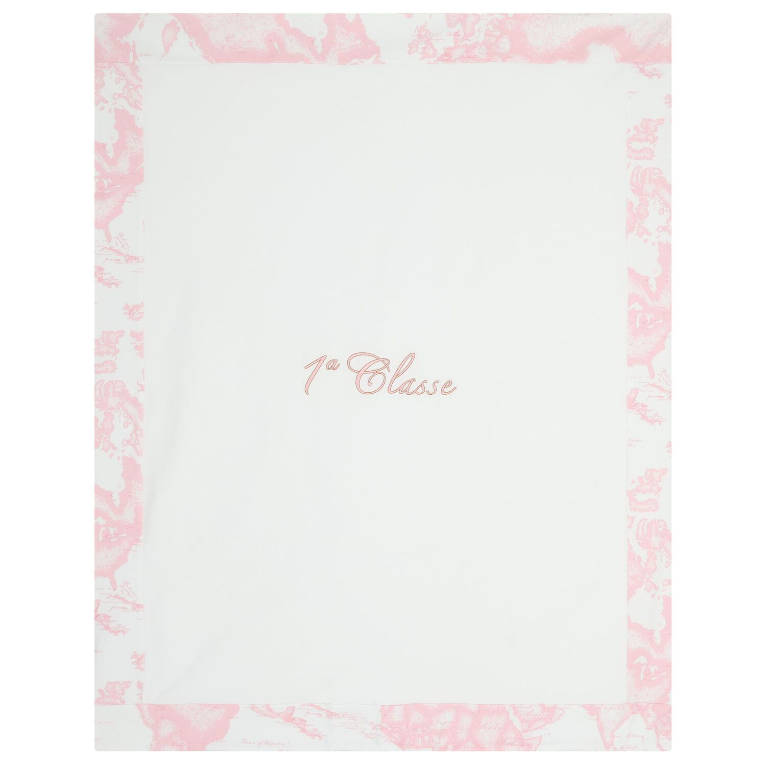 Baby Girls White & Pink Geo Map Babygrow Gift Set , 2, hi-res