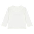 Younger Boys White, Beige & Navy Blue Tracksuit ( 3 Piece ), 2, hi-res