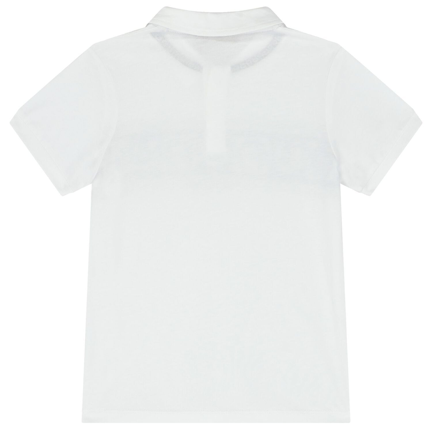 Boys White Logo Polo Shirt, 1, hi-res image number null