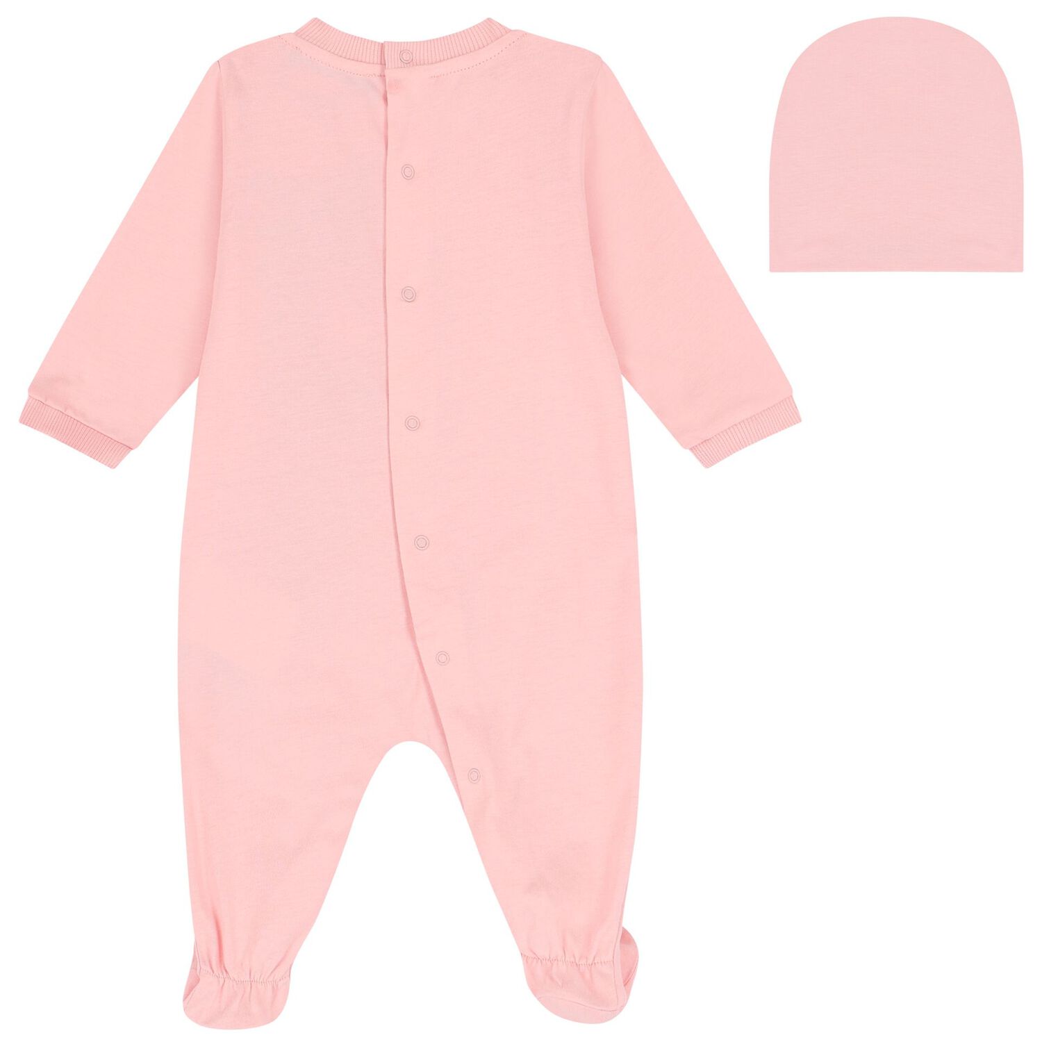 Baby Girls Pink Teddy Bear Logo Babygrow Gift Set, 2, hi-res
