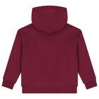 Boys Red Logo Hooded Top, 3, hi-res