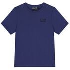 Boys Blue Logo T-Shirt, 8, hi-res