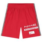 Boys Red Logo Shorts, 3, hi-res
