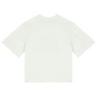 Girls Ivory Logo T-Shirt, 1, hi-res