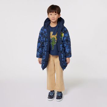 Boys Beige Logo Trousers