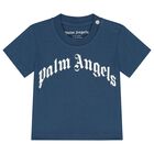 Blue Logo Baby Shorts Set, 1, hi-res