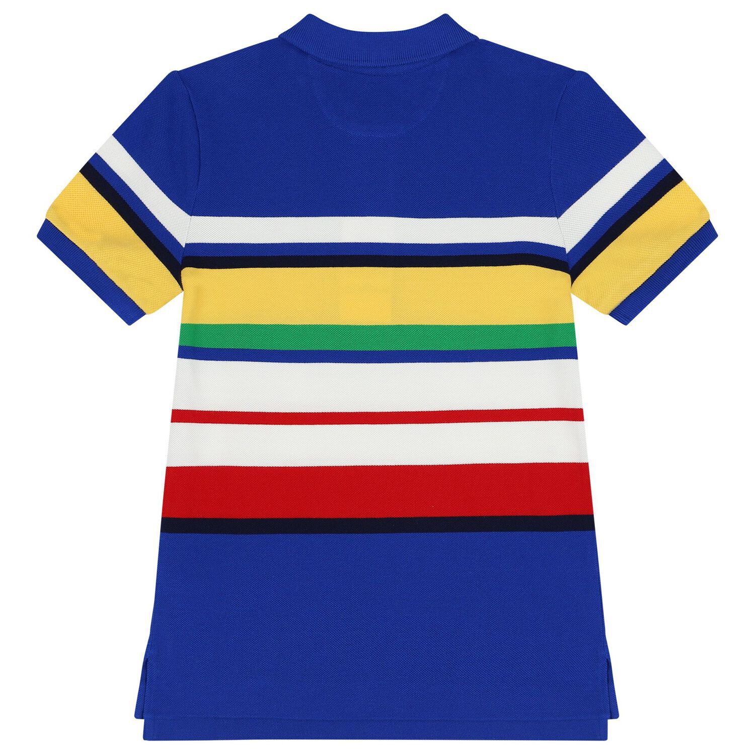 Boys Multi-Coloured Logo Polo Shirt, 1, hi-res