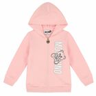 Younger Girls Pink Logo Tracksuit, 1, hi-res