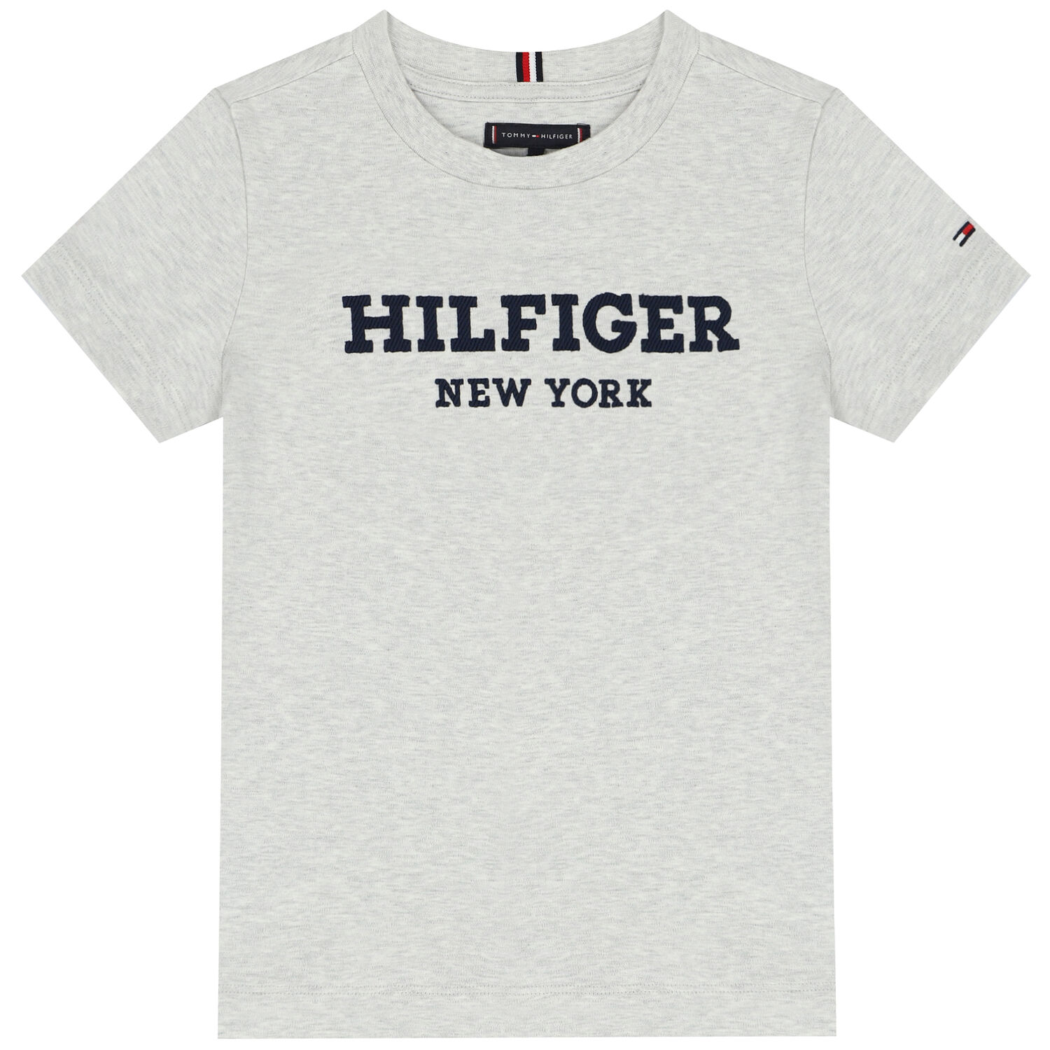 Boys Grey Logo T-Shirt, 2, hi-res