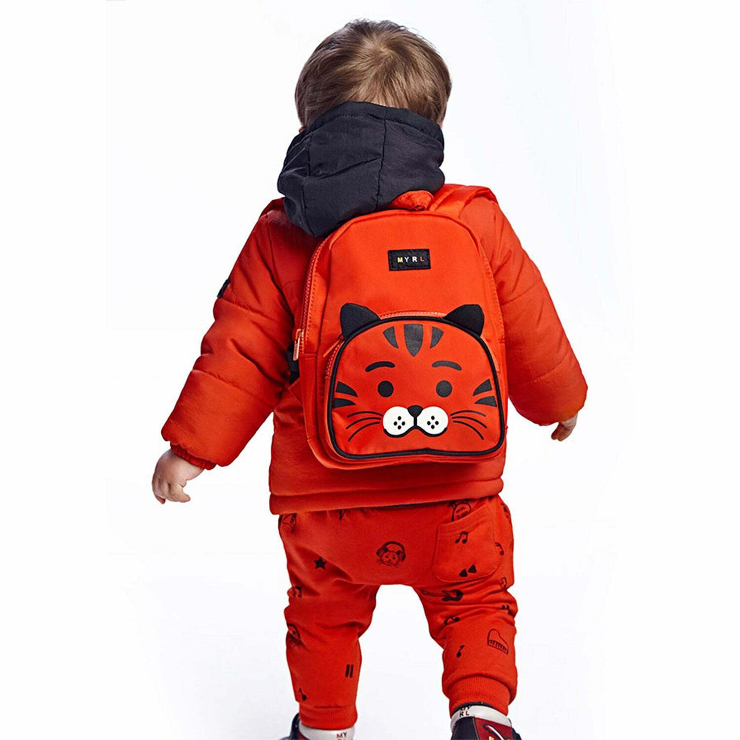 Orange Tiger Backpack (24cm), 1, hi-res