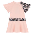 Girls Pink Logo Tiger Dress, 1, hi-res