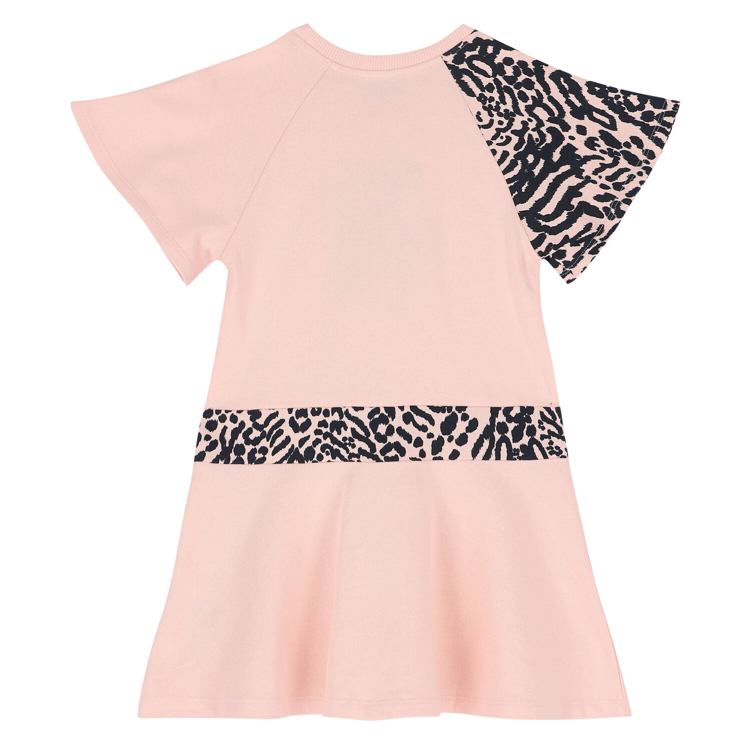 Girls Pink Logo Tiger Dress, 1, hi-res