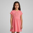 Girls Pink Logo Dress, 2, hi-res