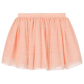 Girls Pink Tulle Skirt