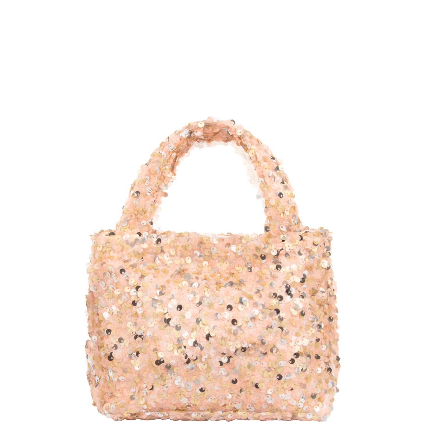 Girls Pink Sequin Handbag, 1, hi-res image number null