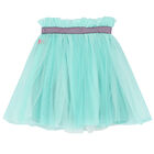Girls Aqua Tutu Skirt, 1, hi-res