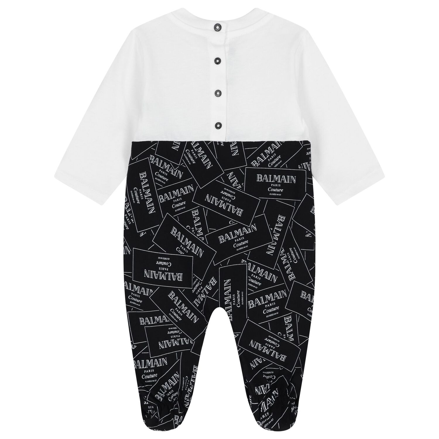 Black & White Logo Babygrow Gift Set, 1, hi-res