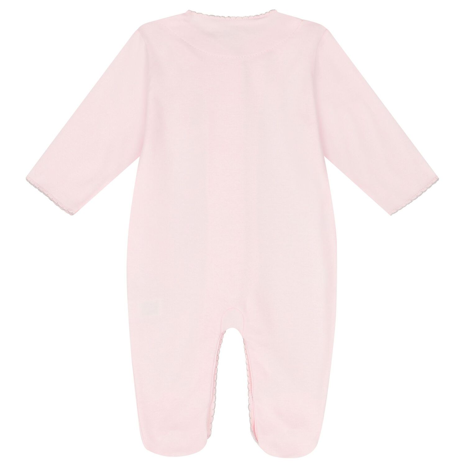 Baby Girls Pink Teddy Bear Babygrow, 2, hi-res